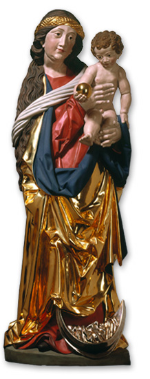 Vergolden1 - Madonna mit Jesukind